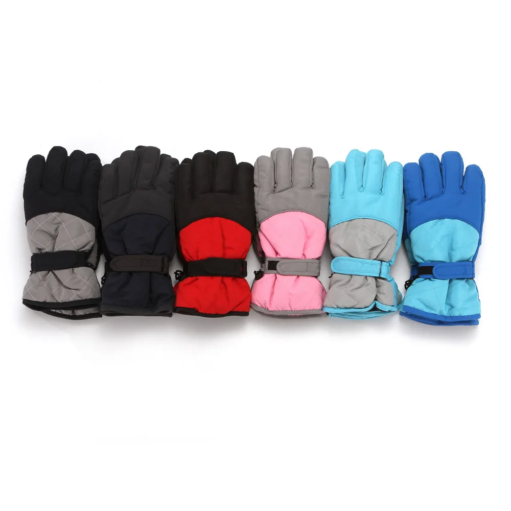 Winter Waterproof Warm Kids Boys Girls Gloves Ski Children Mittens Snow Outdoor 6 7 8 9 10 11 12 13 14 15 16 Years Old