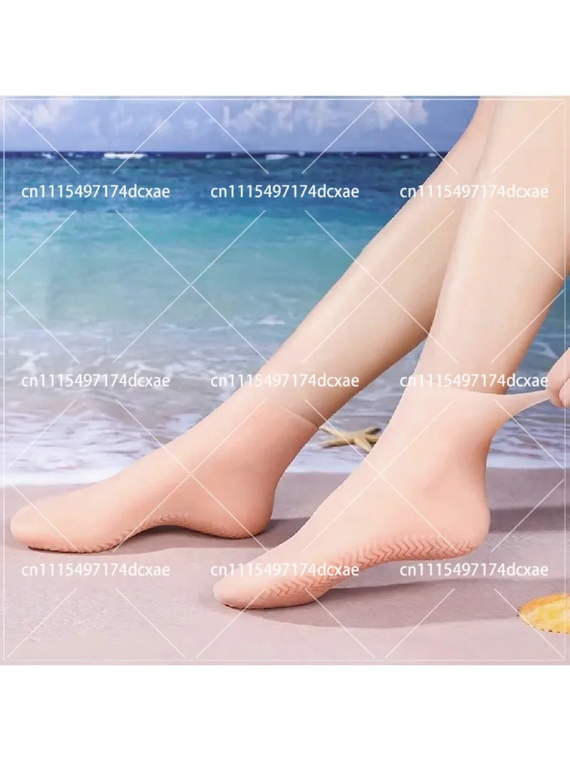 Silicone Water Socks Non-Slip Diving Snorkeling Beach Shoes Soft Comfortable Aqua Sneakers