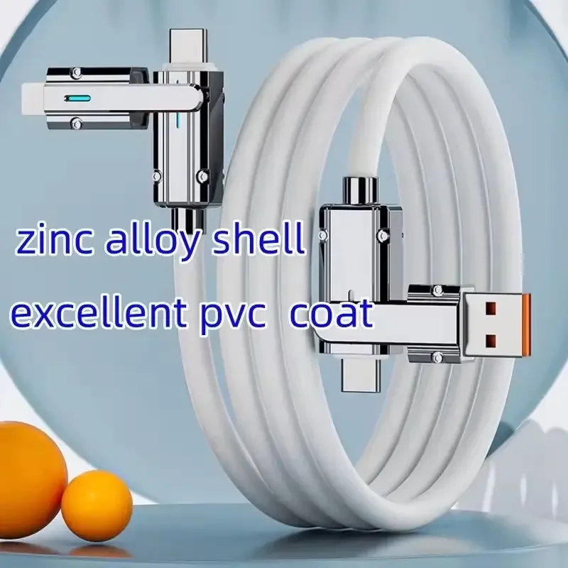 Accessories Flagship 3.3 Ft 100W USB C Charger Cable with Braid Shielding 4 in 1 Charging Data for Laptop Hook Loop Fastening