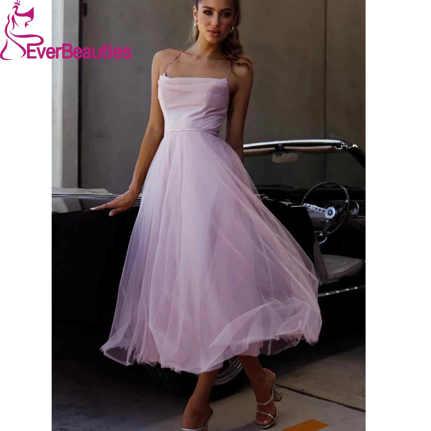 Abiti da ballo in Tulle rosa Vestidos De Fiesta Elegantes Para Mujer 2023 abiti da sera taglie forti abito da ballo Maxi abiti da donna