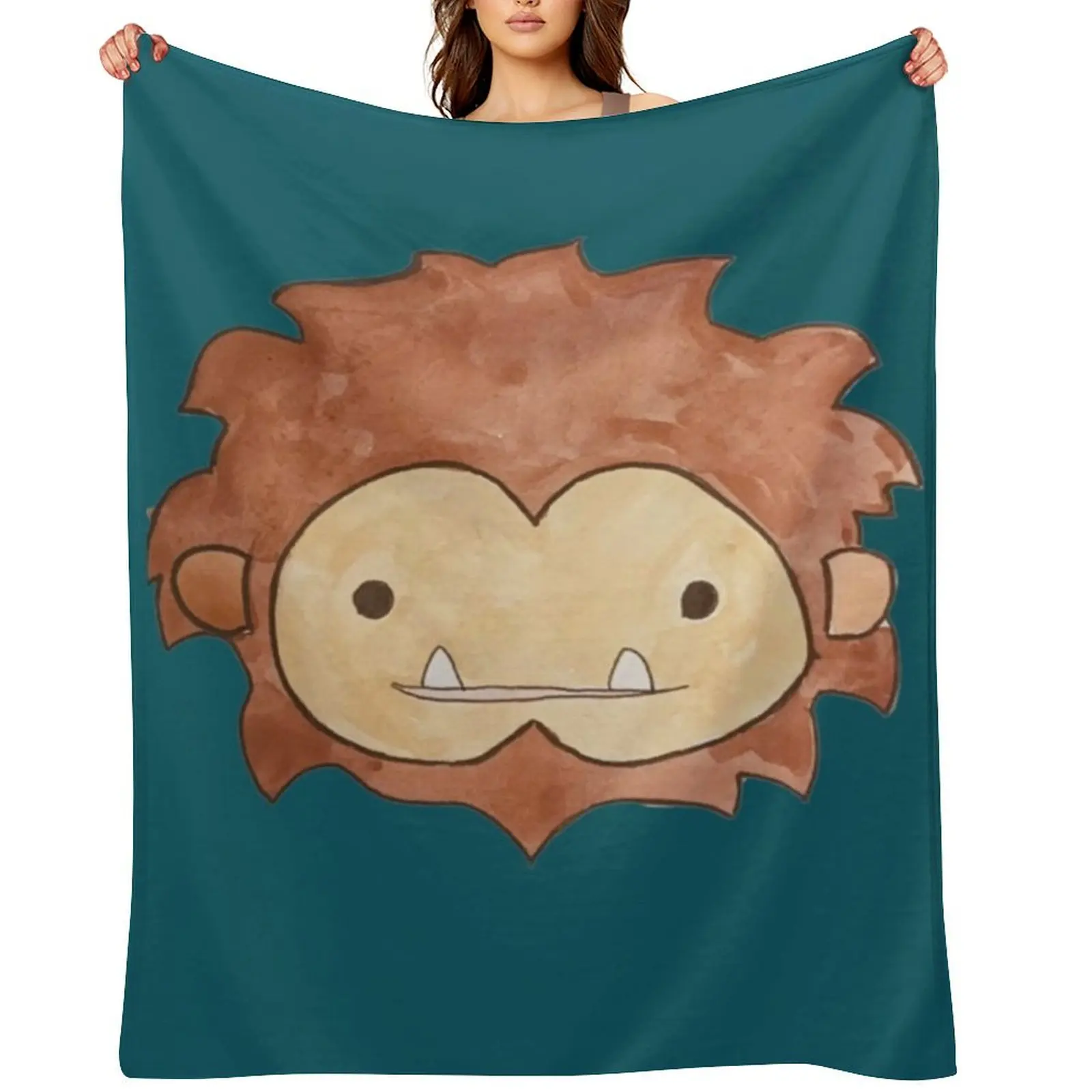 Sneaky Sasquatch Big Head Throw Blanket Blankets For Bed Luxury Thicken Luxury St Kid'S Blankets