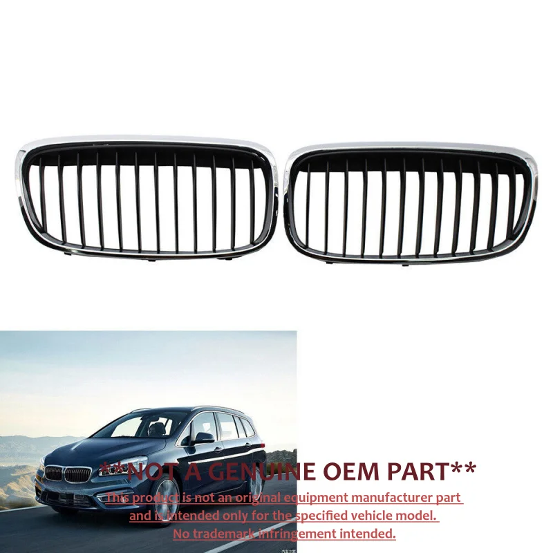 For BMW 2 Series Active Tourer F45 Black Front Bumper Grille Air Intake Grill Exterior Body Accessories - view 2
