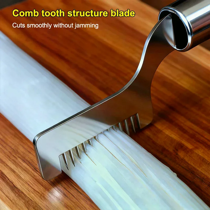 Scallion Cutter, Onion Cutter, Green Onion Shredder, Stainless Steel Vegetable Slicer, Innovative Kitchen Tool, Kitchen Gad
