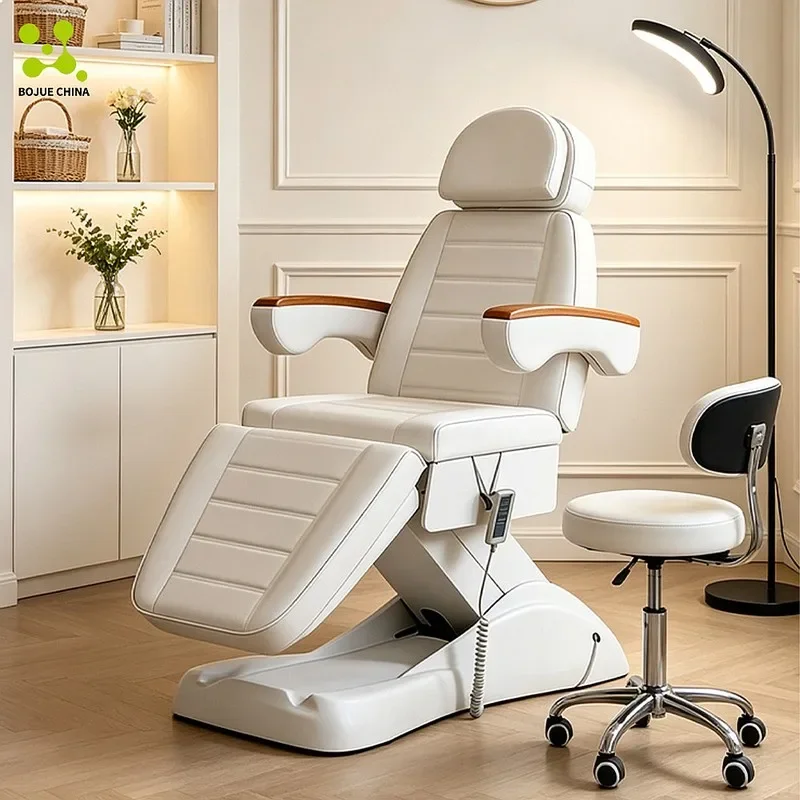 VP Electric Beauty Bed Salon Facial Bed Massage Therapy Tattoo Bed Adjustable Height Multifunction