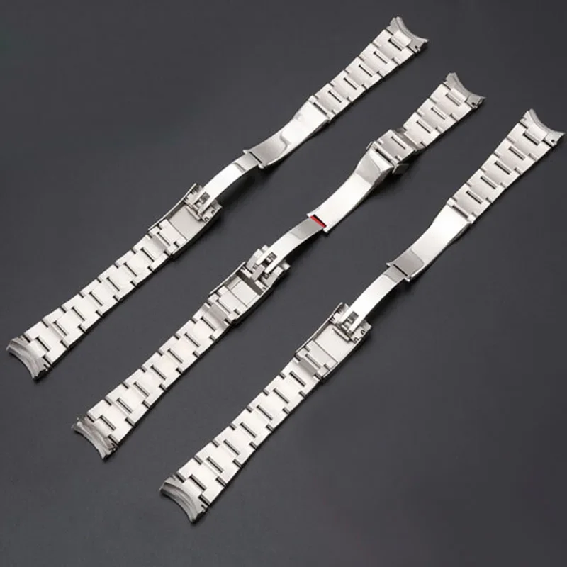 سوار ساعة رولكس دايتونا GMT الغواصة إكسسوارات ساعات حزام معدني 904 سوار ساعة من الفولاذ المقاوم للصدأ 20 مللي متر 21 مللي متر