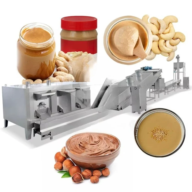 Línea de Producción Industrial para la Elaboración de Tahini Crujiente y Mantequilla de Maní - Precio de la Máquina para Pasta de Maní