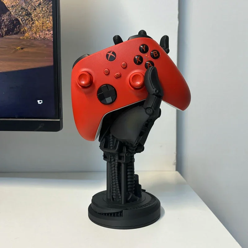 Robotic Hand Statue Game Controller Stand Support Holder for PS5s Xboxs Series Creative Joystick Rack Accessories Handle Bracket