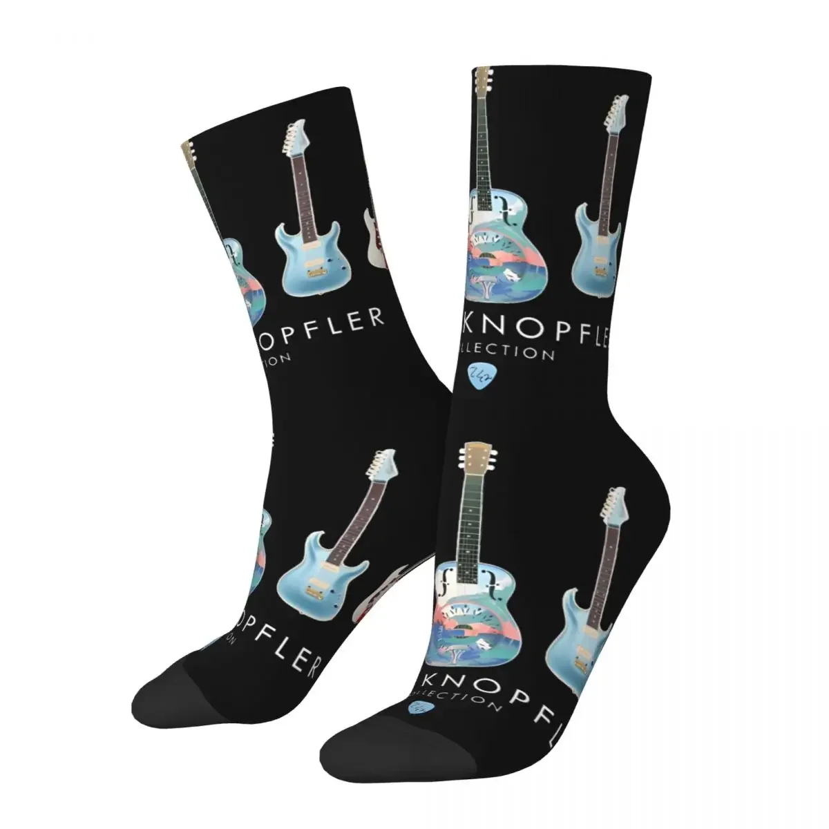 

Crazy compression Fan Sock for Men Harajuku D-Dire Straits Quality Pattern Crew Sock Novelty