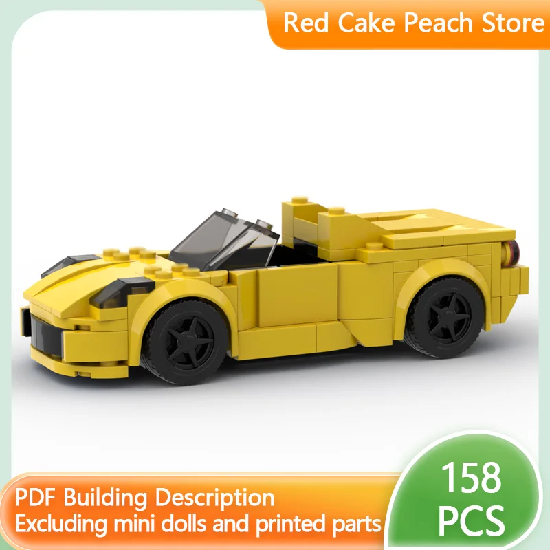 

Speed Racing Car Model MOC Building Bricks 458 Italia Convertible Car Modular Technology Children Holiday Gifts Assemble Toys