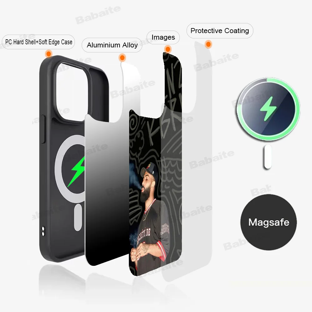 E-Eladio Carrion Sauce Boyz Phone Case Magnetic Case For iPhone 16 14 13 12 11 15 Pro Max Plus For Magsafe Wireless Charge Cover image 4