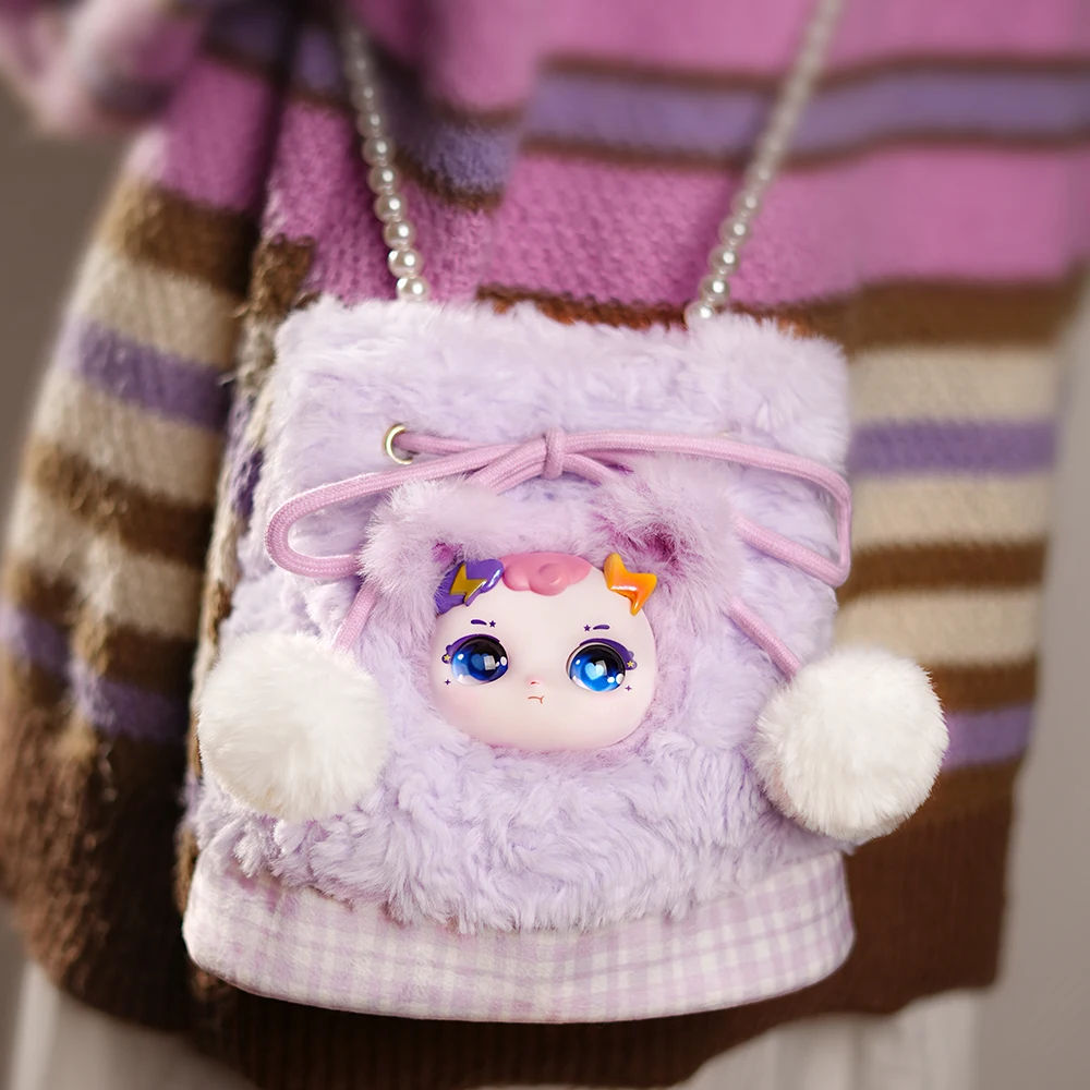 

DBS DUMIA Weather Series ULA Виниловая плюшевая сумка на плечо Милая девушка Слипая коробка Лолита Жемчужная сумка