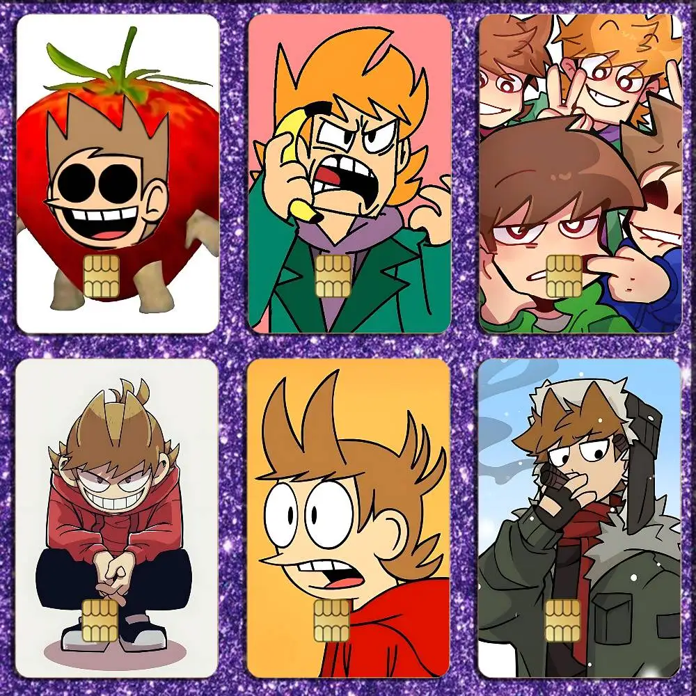 

E-Eddsworlds-S Web Drama Sticker Film Tape Skin for Credit Card Debit Card Cartoon Waterproof Stickers Small Chip