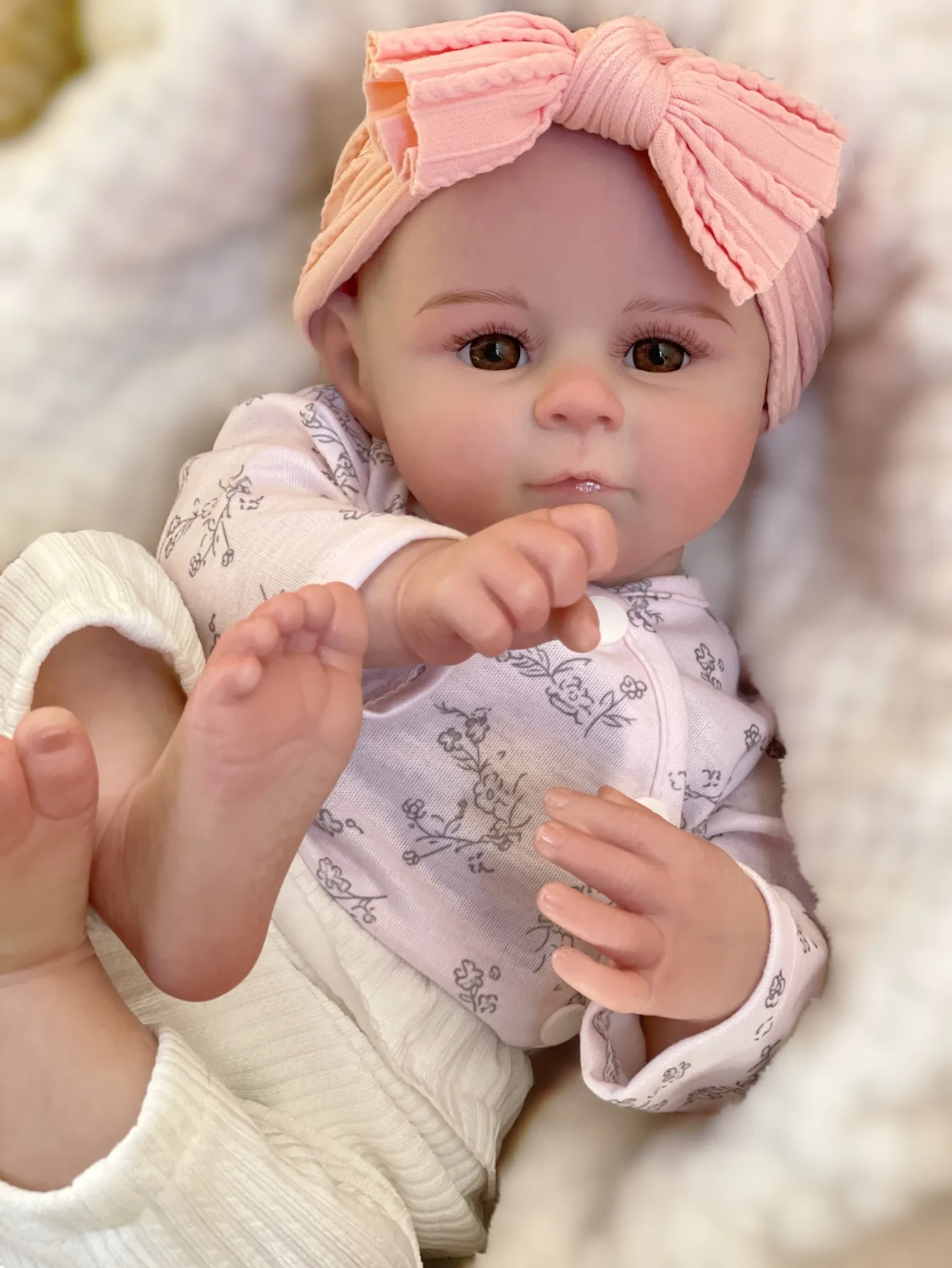 

20-дюймовая кукла Archie Reborn, лысая ручная работа, 3D роспись, кукла для новорожденных для детей, подарки на день рождения