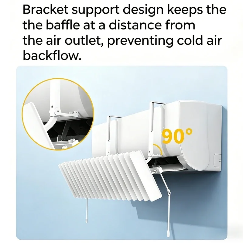 Universal Anti Direct-Blow Air Conditioning Windshield Device Anti-Draft Blowing Cold Air Cover Wind Deflector Air Outlet Louver