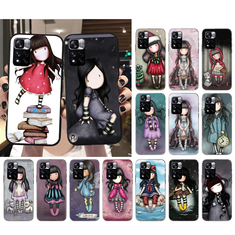 Santoro Gorjuss Phone Case For Xiaomi Redmi note 13 12 Pro 11S 11 10 Pro 10S 12S Redmi 10 13C 9C