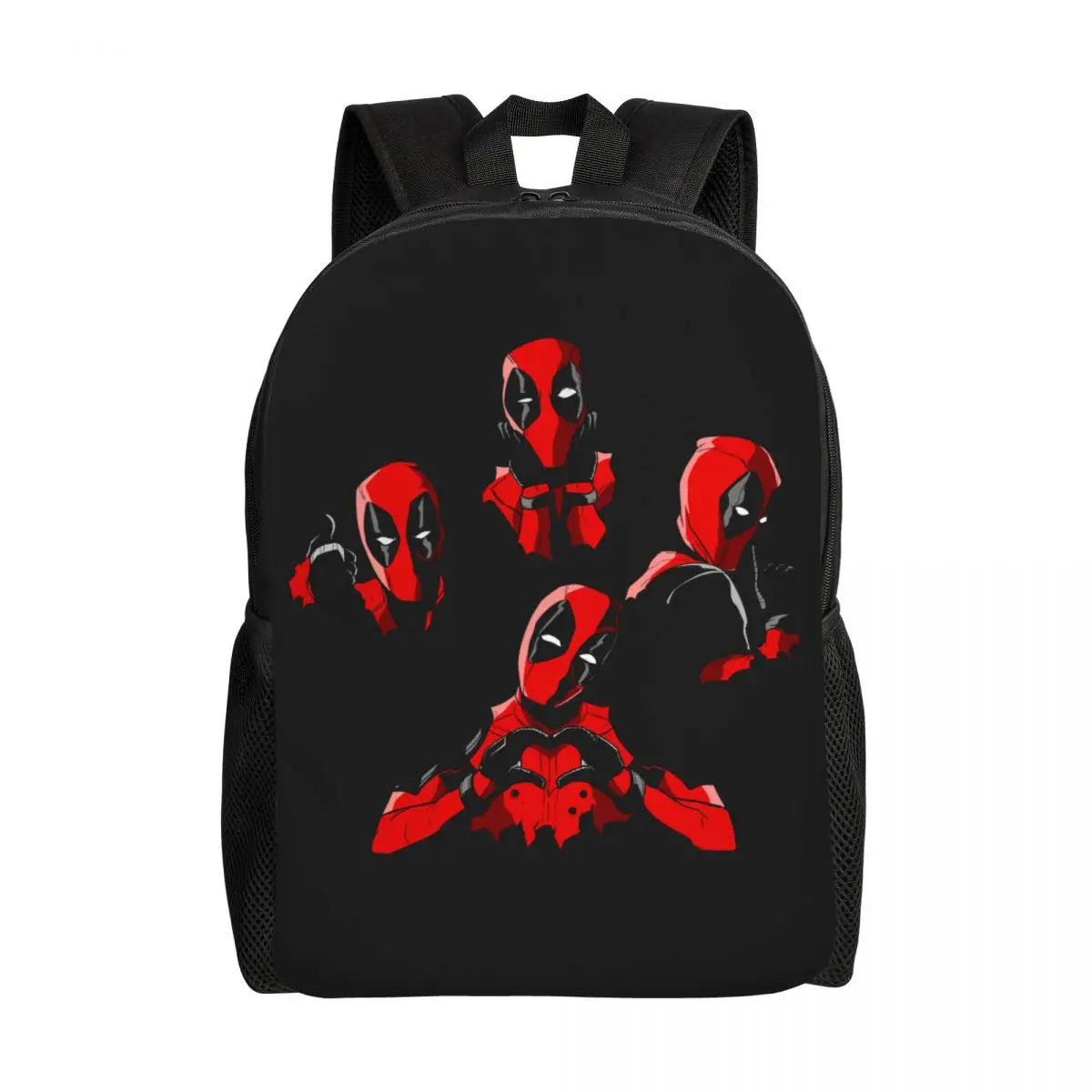 

Custom Funny Superhero Comics Deadpools Love Laptop Backpack Men Women Basic Bookbag for School College Student Bags