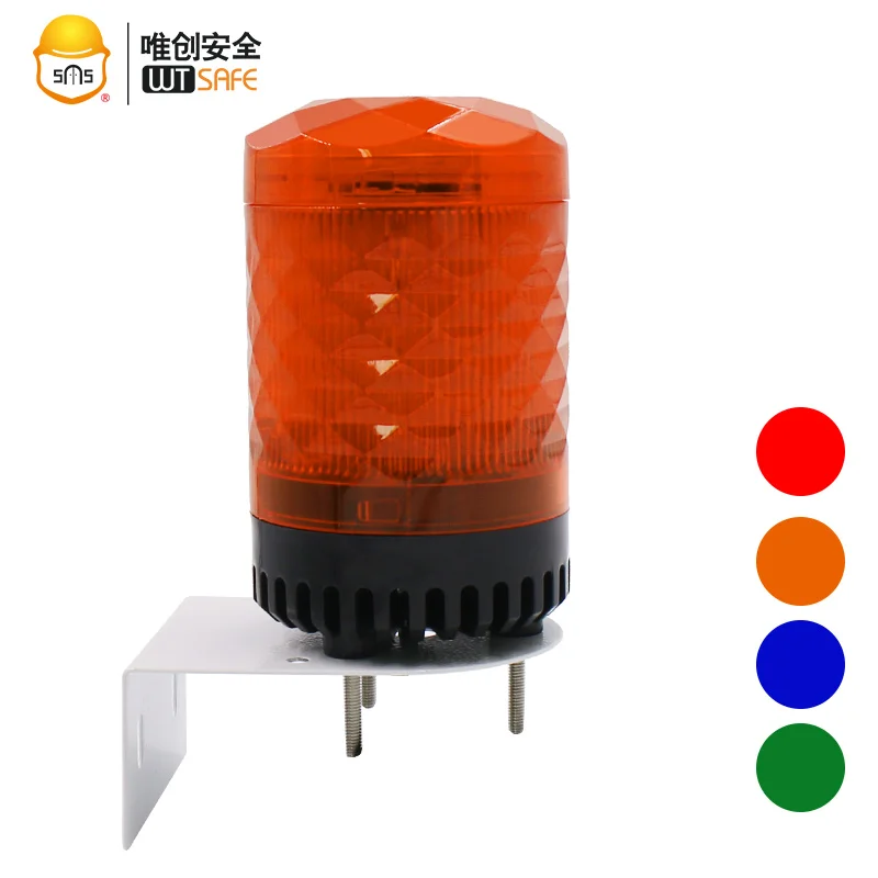 2026 Hot Selling Factory Direct Supply Blue LED Siren Light One-Way Siren Alarm with No Voice Warning Strobe Light