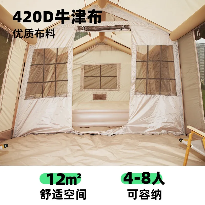 Outdoor house canopy tent, two-in-one fully automatic team-building outdoor camping tent