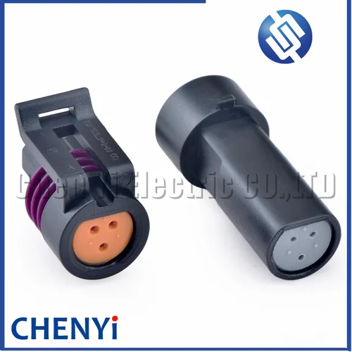 Imagen 2 del producto Conector impermeable de 3 pines para coche, presión de combustible y aceite, enchufe del Sensor de posición del acelerador TPS 12110192 12065287 12078090 0441004   serie efi