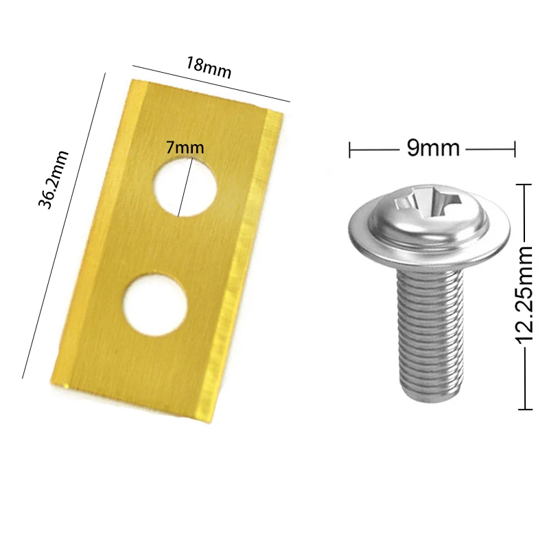 9 / 18 / 30pcs Lawn Robot Blade Plating Lawn Mover lama di ricambio per Worx Landroid Robot Mower lama di ricambio con viti