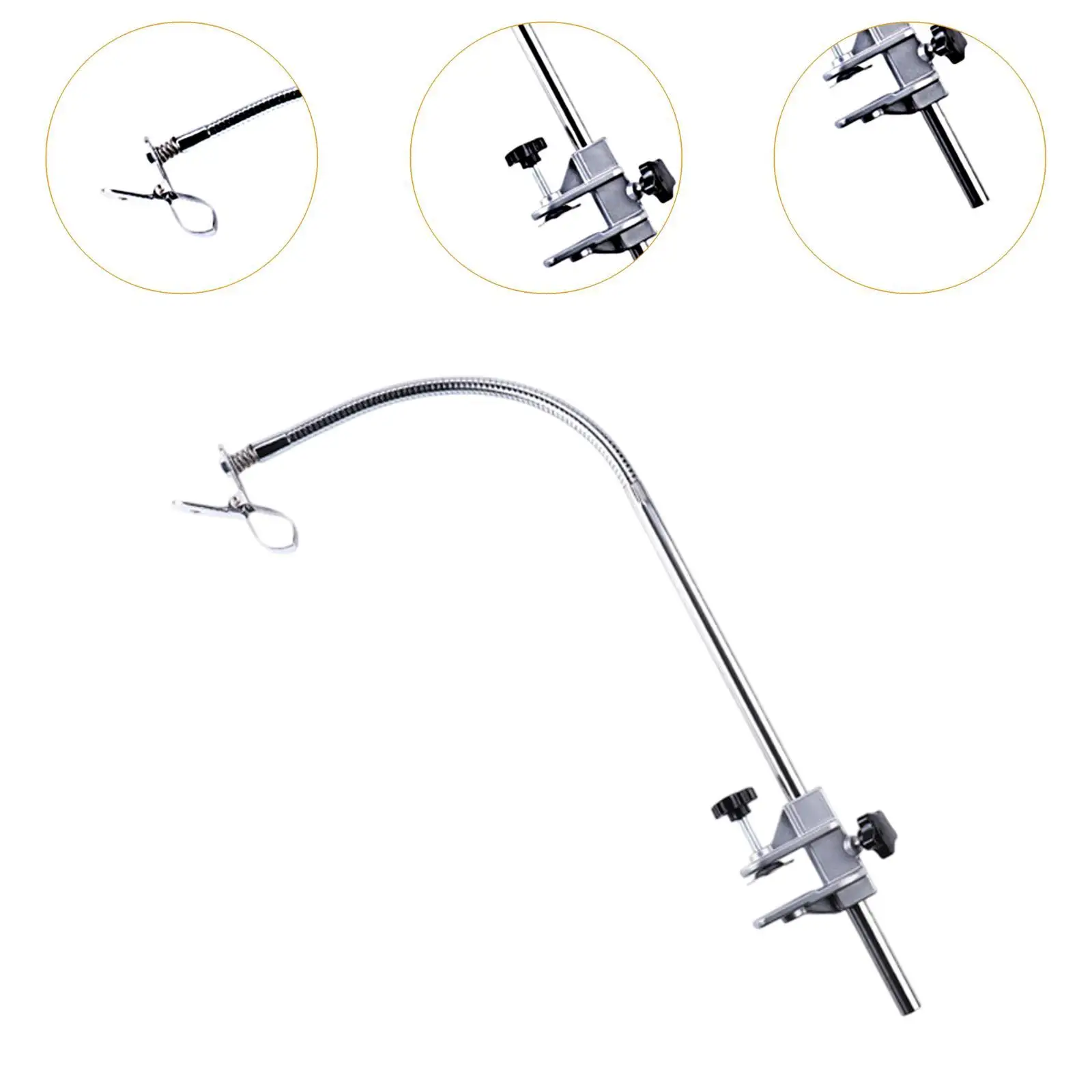 Flexible Rotating Dog Hair Dryer Stand Heavy Duty Hose Tube Holder Table Clamp for Drying Dogs Cats Pet Grooming Supplies view 5