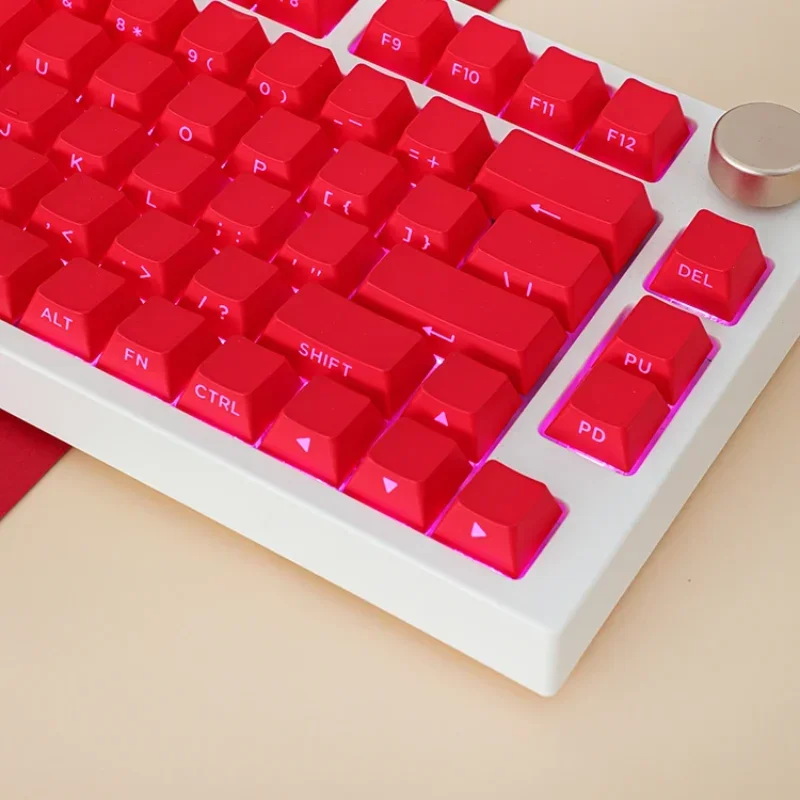 

Red keycap side engraved light-transmitting PBTOEM68758098 mechanical keyboard wireless