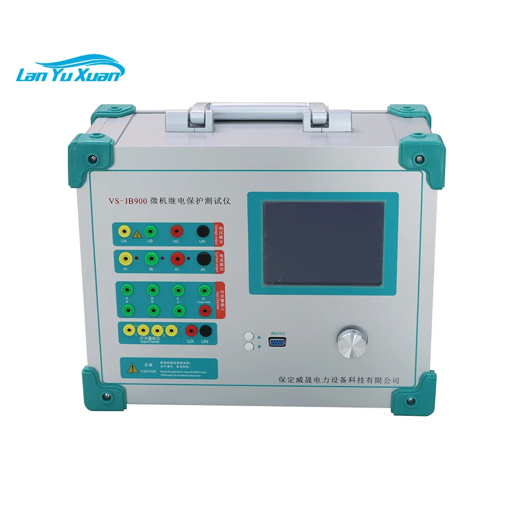 3 Phase Relay Protection Tester Secondary Current Injection Test Set Portable Relay Test Instrument