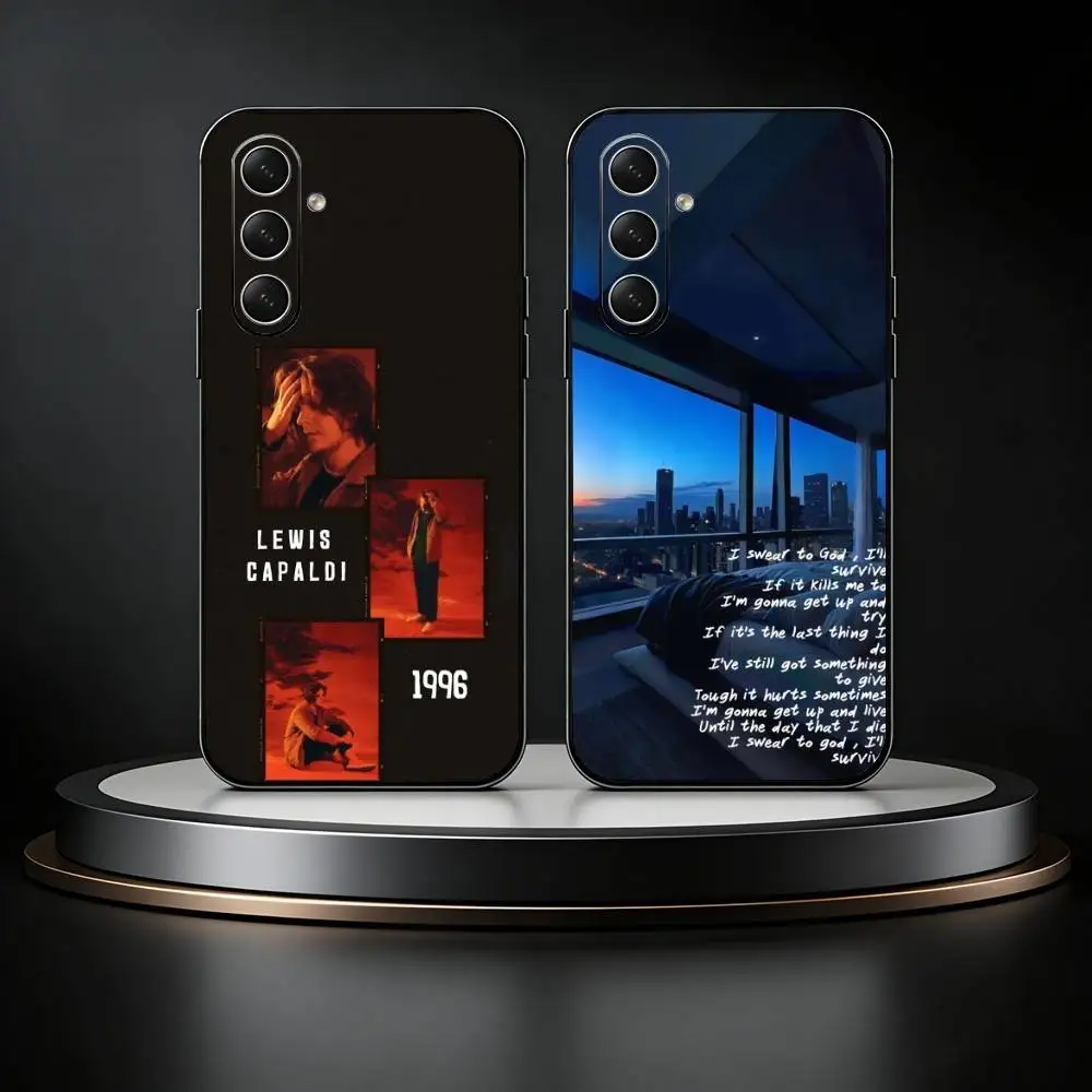 

S-Survive Lewis C-Capaldi Phone Case For Samsung Galaxy A73,21,22,32,71,53,52,51,80,5G Soft Black Cover