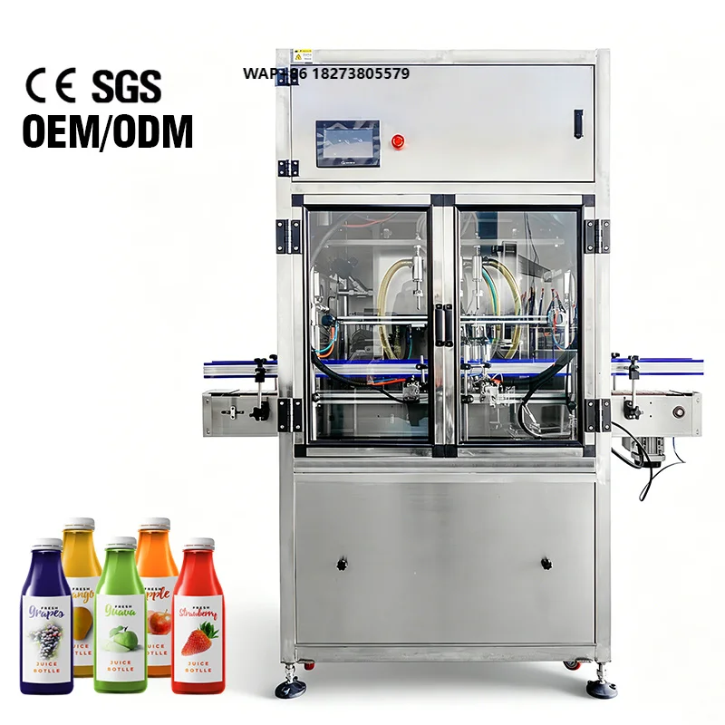 Factory Direct YMF4 Four Head Automatic Sauce Filling Machine Gear Pump and Piston Pump Filling Machine with Customization