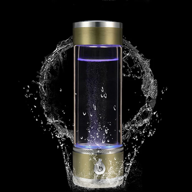 350ML Manufacturers New Professional Hydrogen Ionizer Alkaline Water Maker Machine Portable Hydrogen Rich Water Bottle