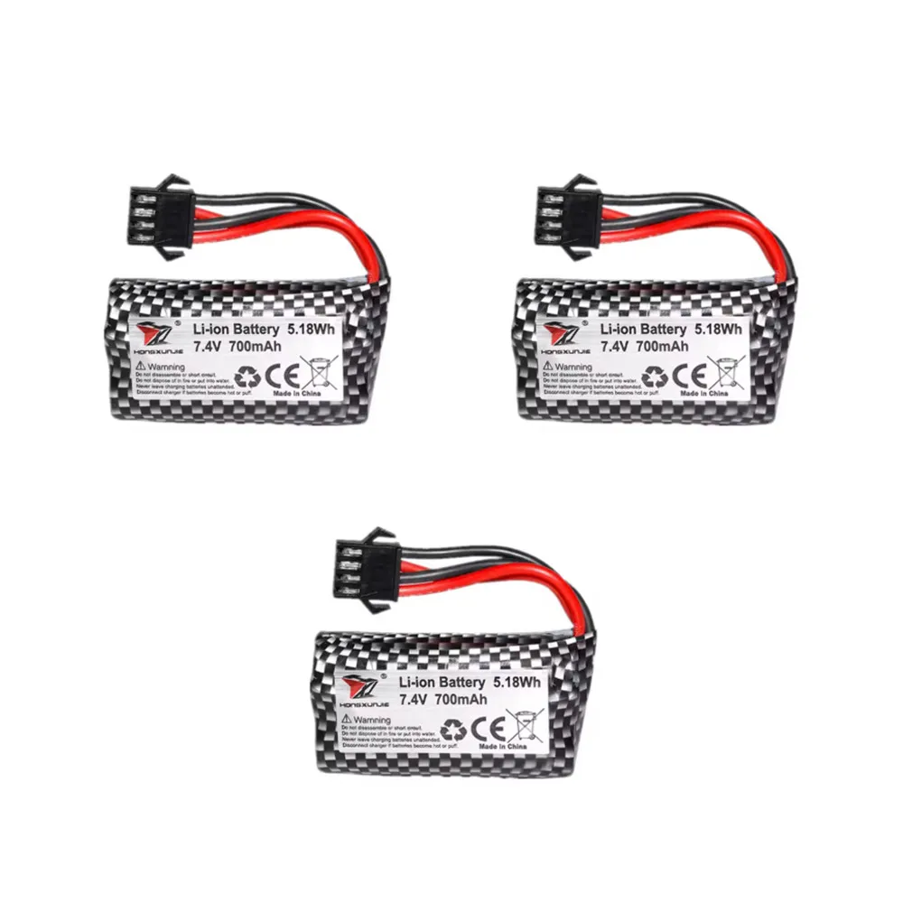 HJ822 RC Boot Original Zubehör HJ822 Batterie SM-4P Stecker 7,4 v 700 mAh HJ822 Ersatzteile