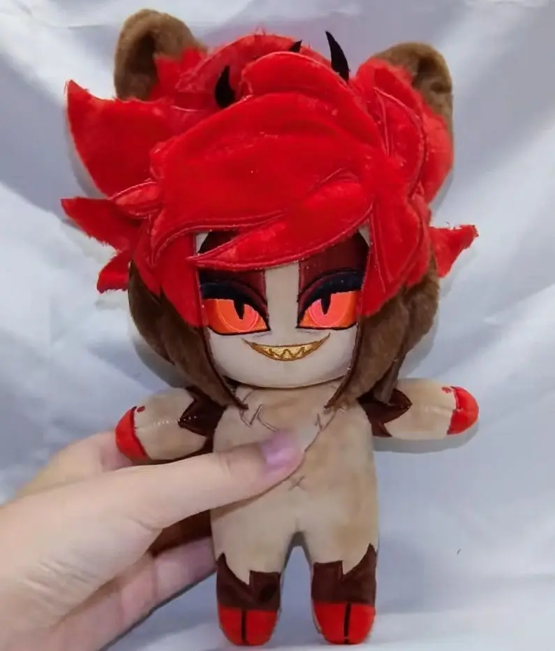 20 centimetri Anime Hell Hotel Alastor Adam Lute Peluche Corpo della bambola Vestiti del fumetto Cosplay Dress Up Bambole di cotone Giocattoli Regali di Natale per il bambino
