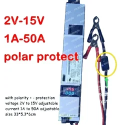 1A - 50A 40A Current 2V~ 30V Voltage Adjustable Charger 12V 14.6V 24V 29.2V 3.65V Lifepo4 Li-ion Lipo Lithium Fast Charge 4S 8S