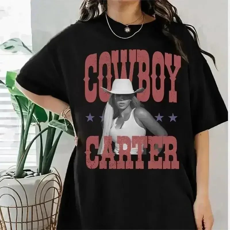 Vintage Cowboy Carter Beyhive Merch Bey Haw Rodeo Tour Music 2025 T Shirt
