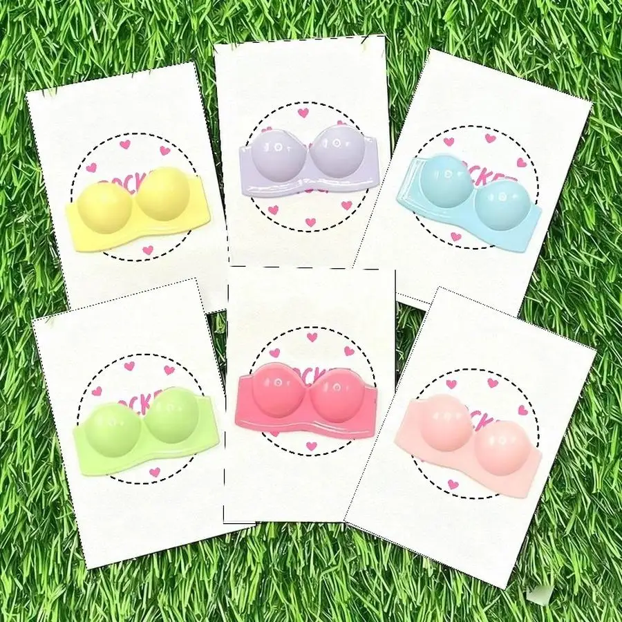1/5/10/20/50/100pcs Cute A good friend is like a bra Novel bra pocket hug gift card set, synthetic resin, unique encouragement c