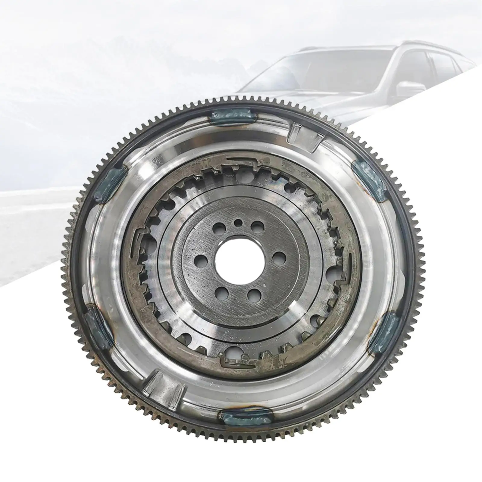 

Transmission Flywheel Lightweight Six Holes 29 Gears Accessory 03C105266S Metal Replacement for Volkswagen Dsg 0AM Dq200