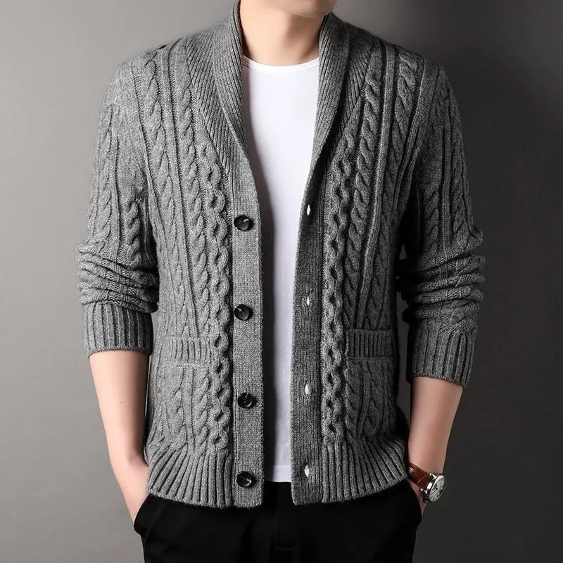Thumbnail 3 - #8 Top Mens Button Front Knit Cardigans Picks for Every Budget
