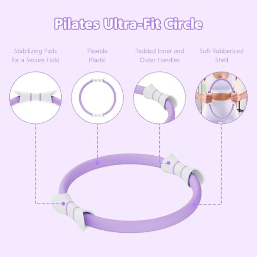Pilates Ring Magic Circle For Inner Thigh Arm And Core Toning_voghion.com