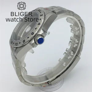 BLIGER 40mm /43mm Khám phá 2 Trường hợp khung sapphire khung Sapphire NH34 NH35 NH35 NH36 ETA2824 PT5000 Miyota DG2813 3804 12 Trường hợp bán kính bán hàng chính - №8