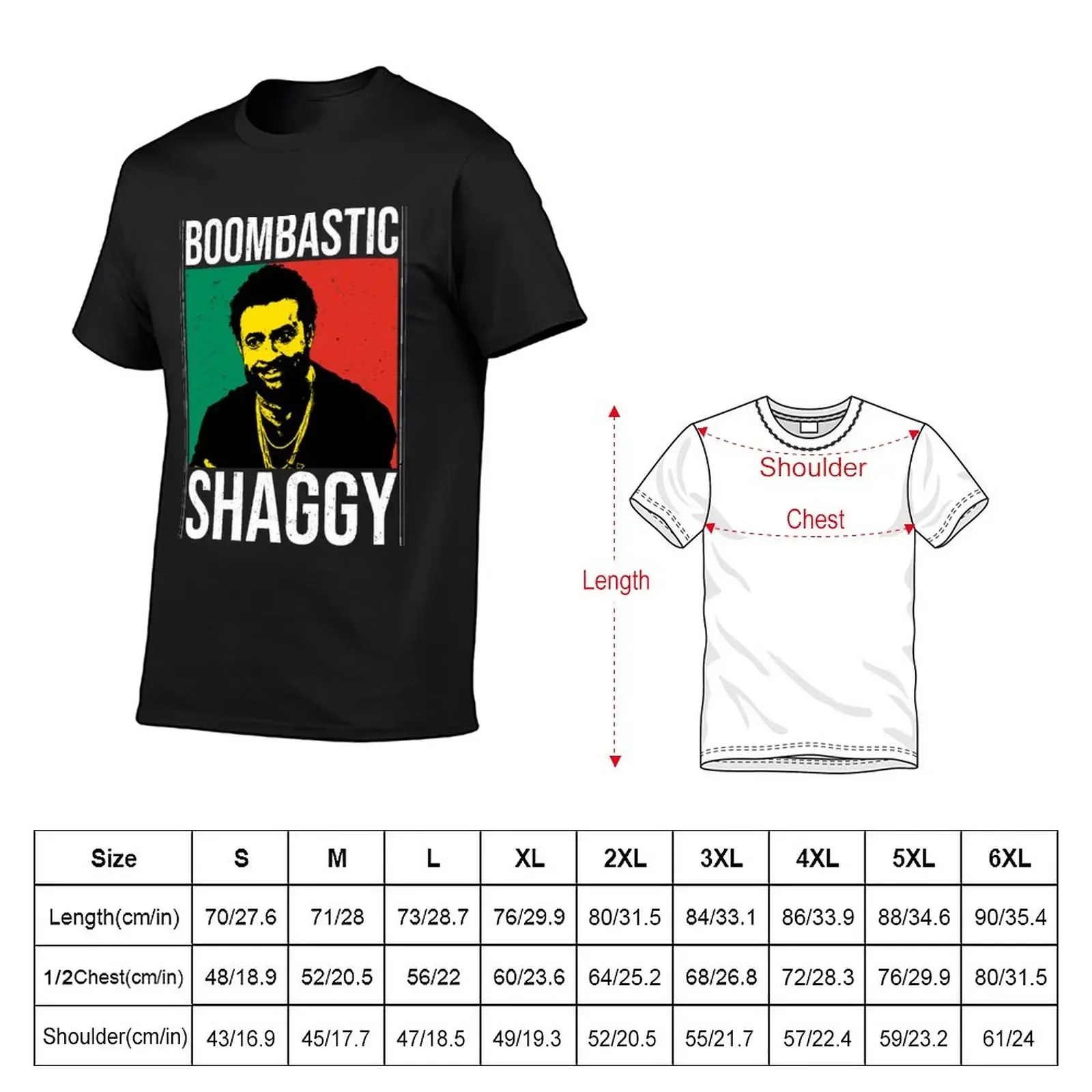 BOOMBASTIC - SHAGGY Musician T-Shirt plain animal prinfor boys men clothings