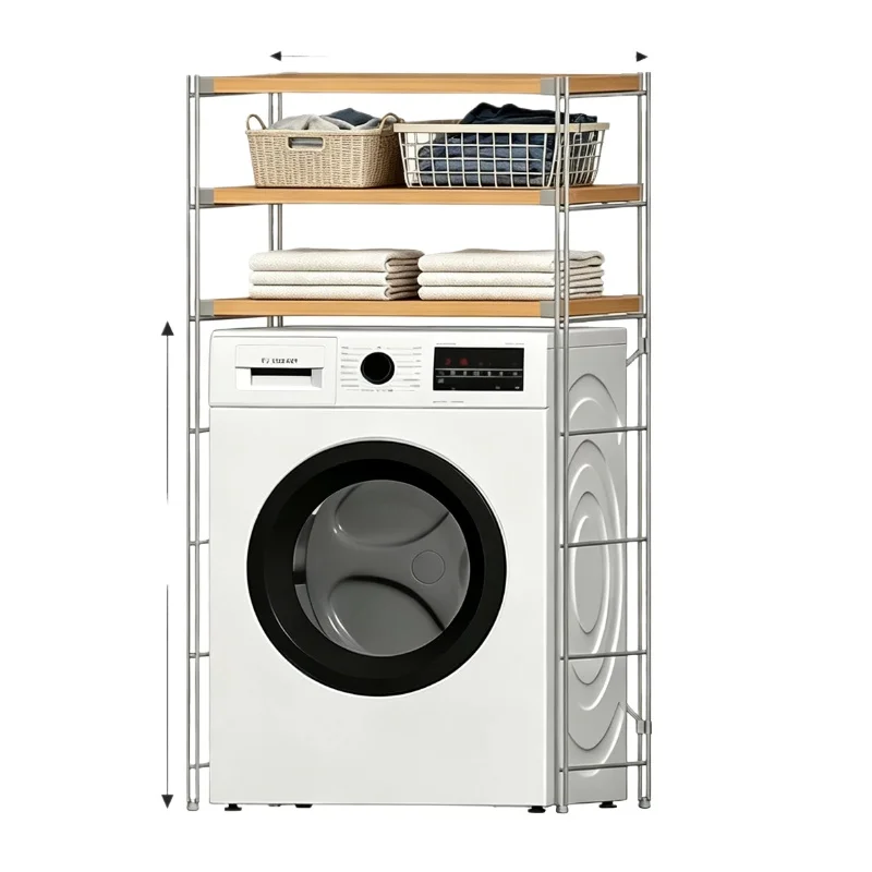 LMM floor rack Balcony storage Multi-layer adjustable storage rack