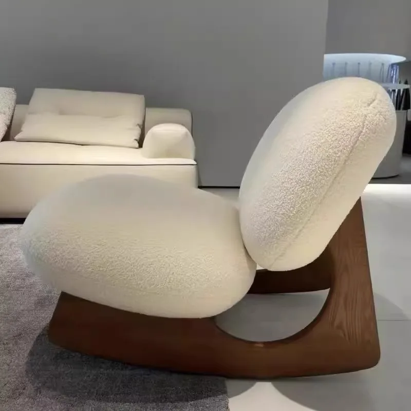 Скандинавский свет, роскошный креативный диван-кресло, дизайнерский отель, модель для проживания в семье, гостиная, встреча для гостей, диван-кресло из цельного дерева
