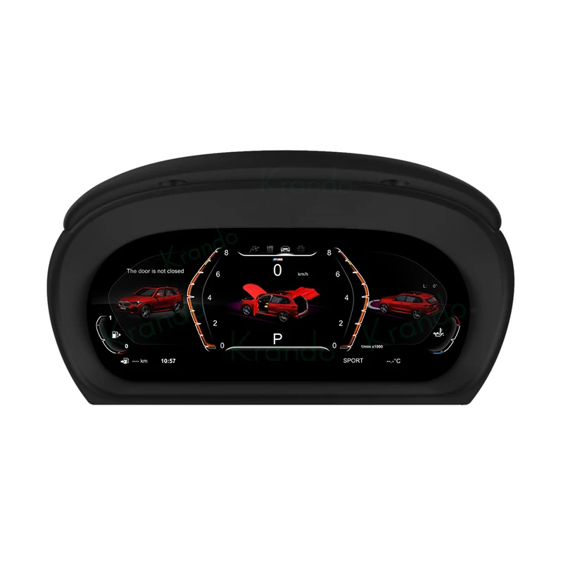 Krando Car Digital instrument Cluster For BMW 1 Series E81 E82 E87 2007 - 2011 CockPit Display Dashboard Panel Snelheidsmeter