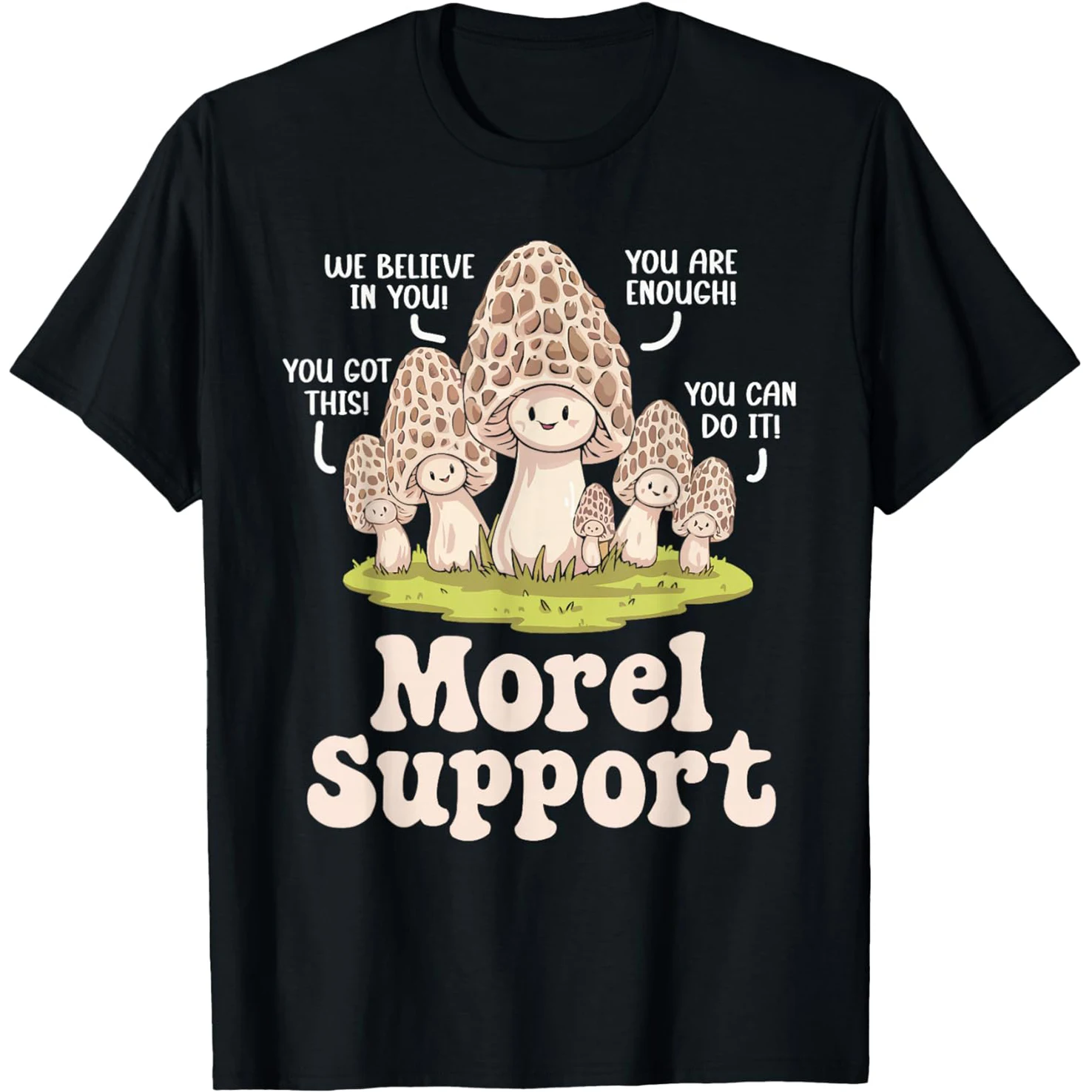 Pilz-Mykologie, Pilze, Shroom, Morchel, Jagd, T-Shirts, Herren, Baumwolle, Humor, Streetwear, T-Shirt, kurzärmelig, Unisex, lockere Kleidung – Detail 2