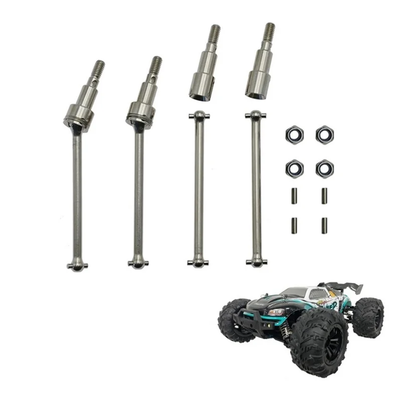 A45F-Metal Front And Rear Drive Shaft For SCY 16101 16102 16103 16201 Pro 1/16 Brushless RC Car Upgrade Accessory