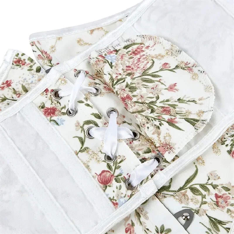 Модный корсет под грудью, женский корсет для талии, бюстье, готический короткий корсет на шнуровке