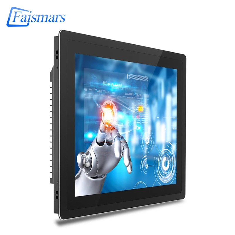 Industry computer Full HD 13.3 Inch i3 i5 i7 good performance 1080P All In One AIO 10 points touch fanless mini pc built in Wifi