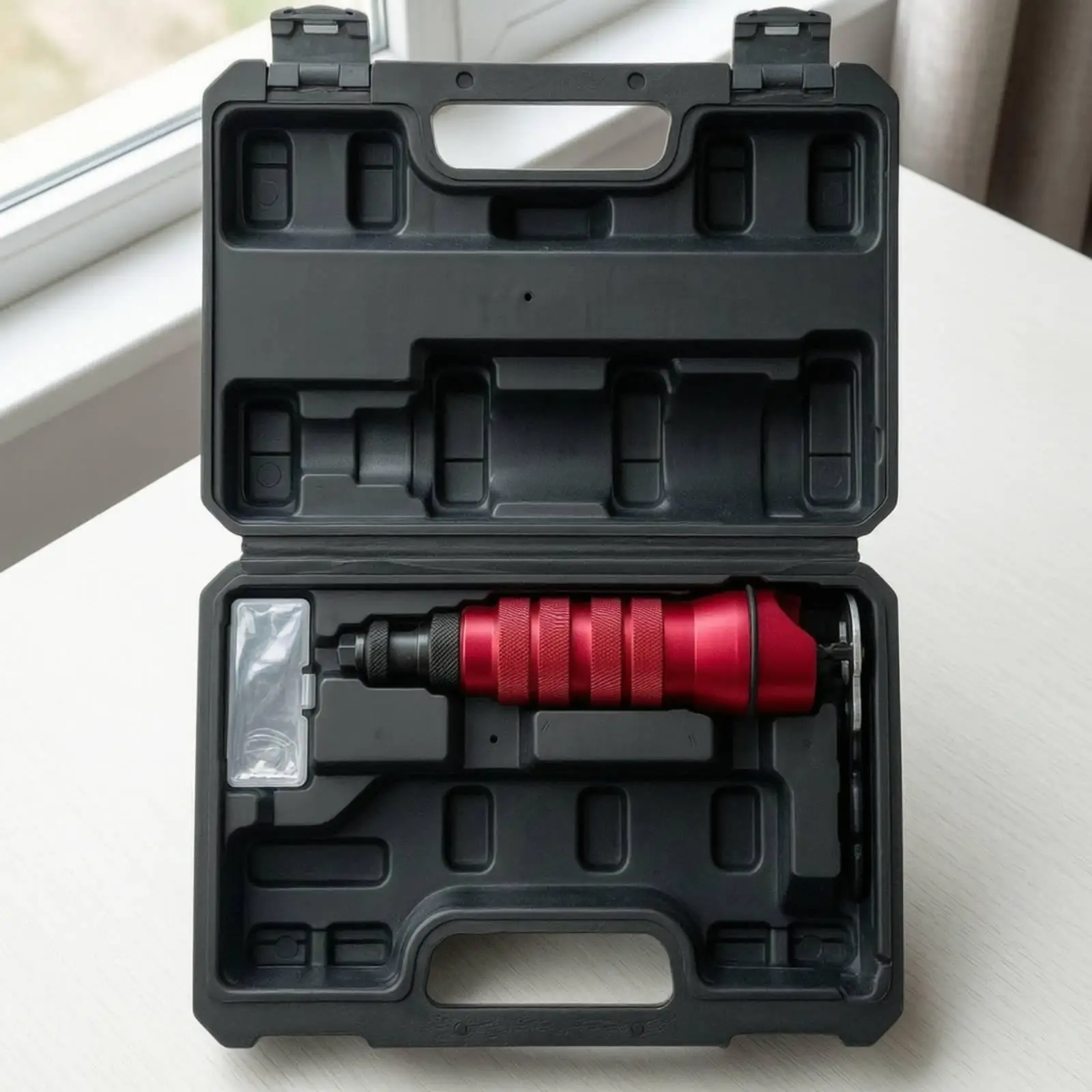 Rivet Nut Adapter with Carrying Container Anodized for Workshop, Garage