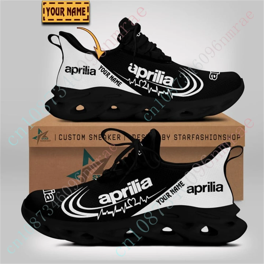 Aprilia Sports Shoes For Men Unisex Tennis Casual Running Shoes Big Size Men's Sneakers Lightweight Male Sneakers Custom Logo