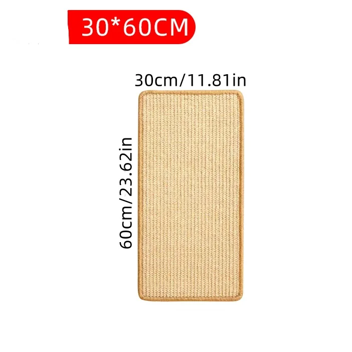 1pc Katze Scratcher Sisal Hanf Kratzbrett Wand Kratzen Pad Möbel Schutz Kratzbaum für Katze Pfote Training – Detail 9